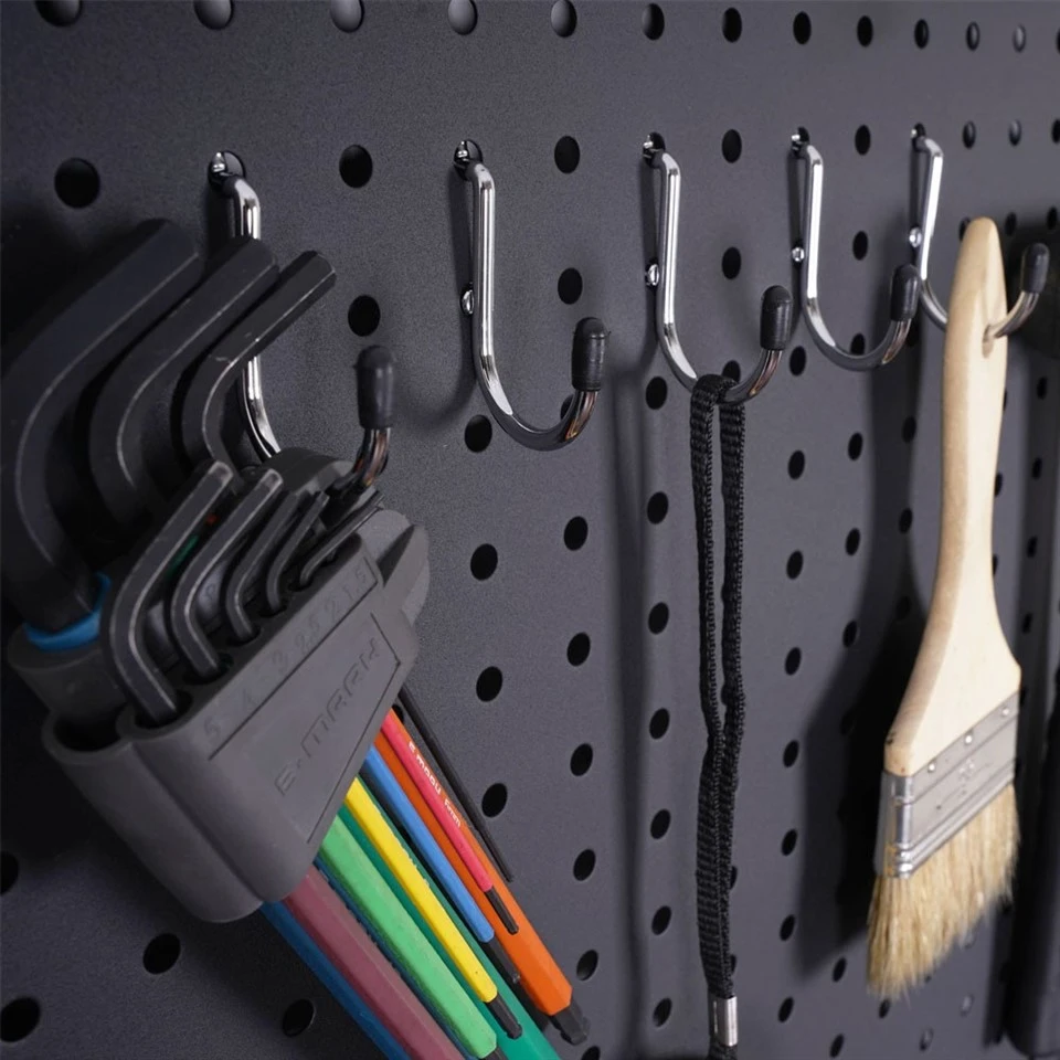 wall mounted metal pegboard